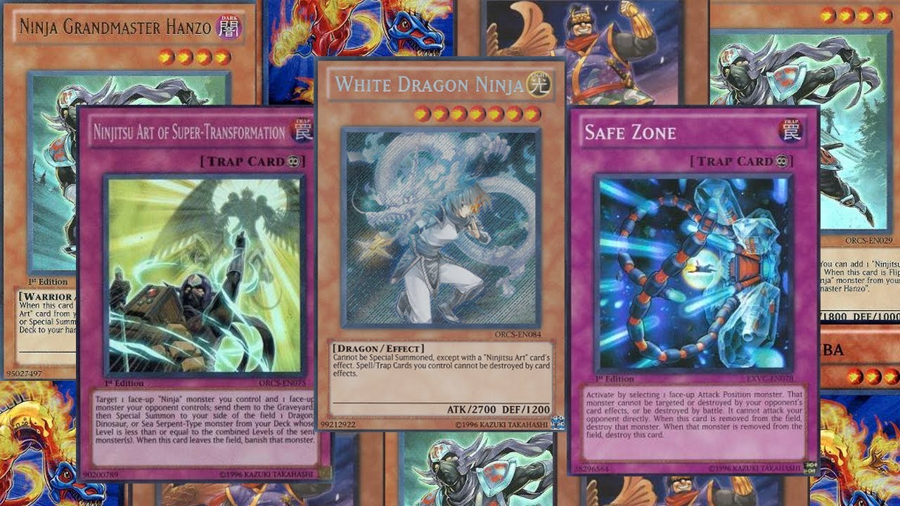 Yu-Gi-Oh! Dueling Network Duel #8 - Dino Ninja - White Dragon Ninja Lock