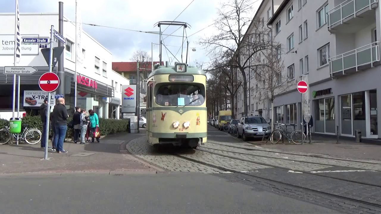 [Osterhasen Express] VGF D&uuml;wag N-Wagen 112 in Frankfurt am Main Westbahnhof