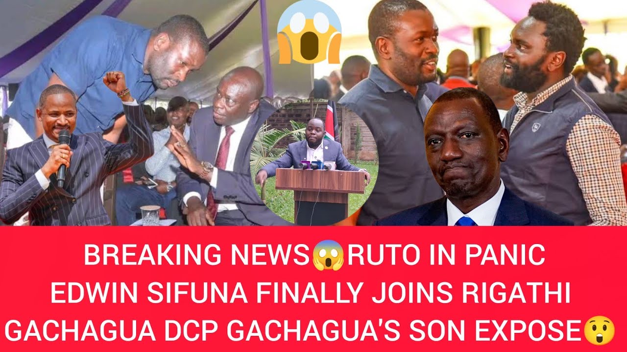 RUTO FINISHED😱SIFUNA JOINS GACHAGUA'S DCP PARTY😲 