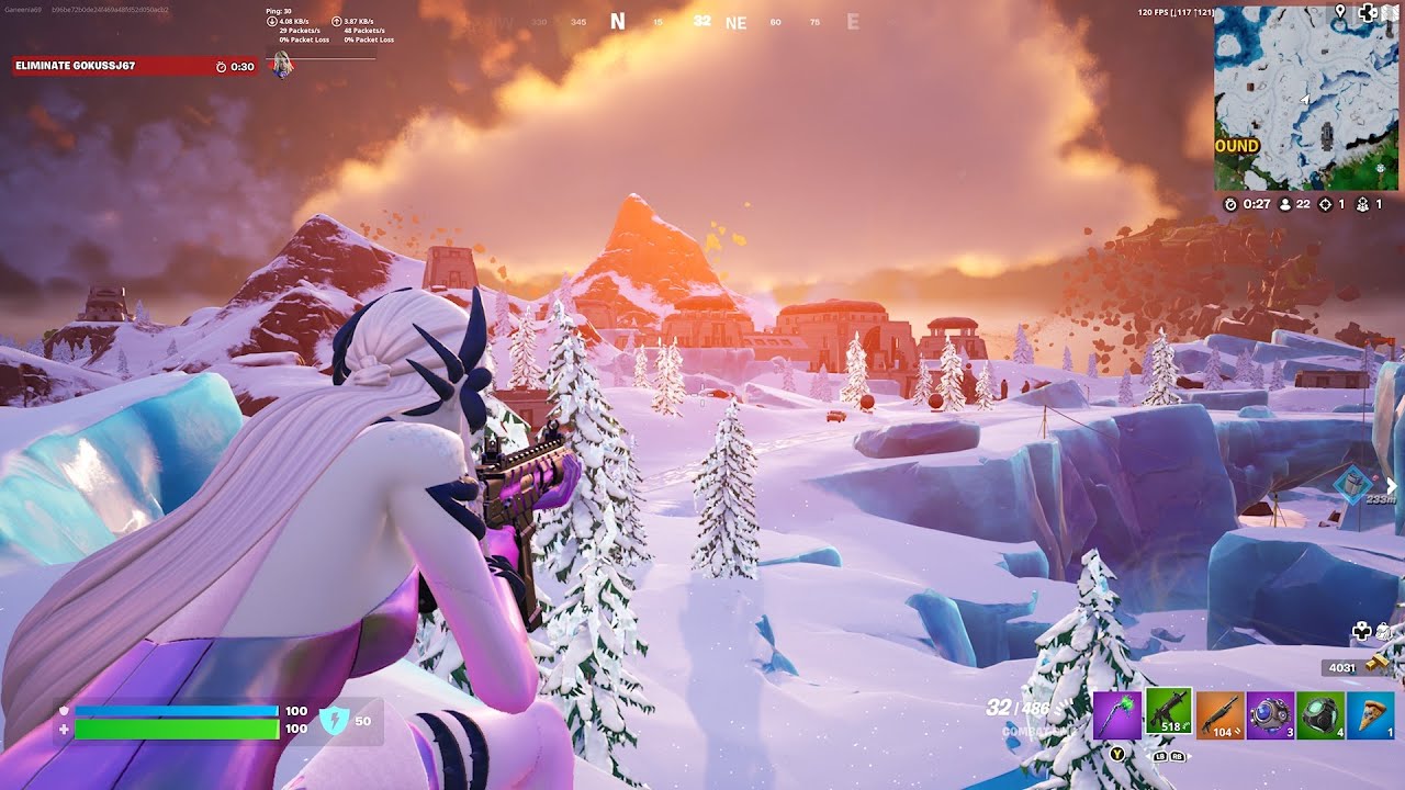 PINCERA+MERRY MINT AXE GAMEPLAY IN FORTNITE!! #EpicPartner