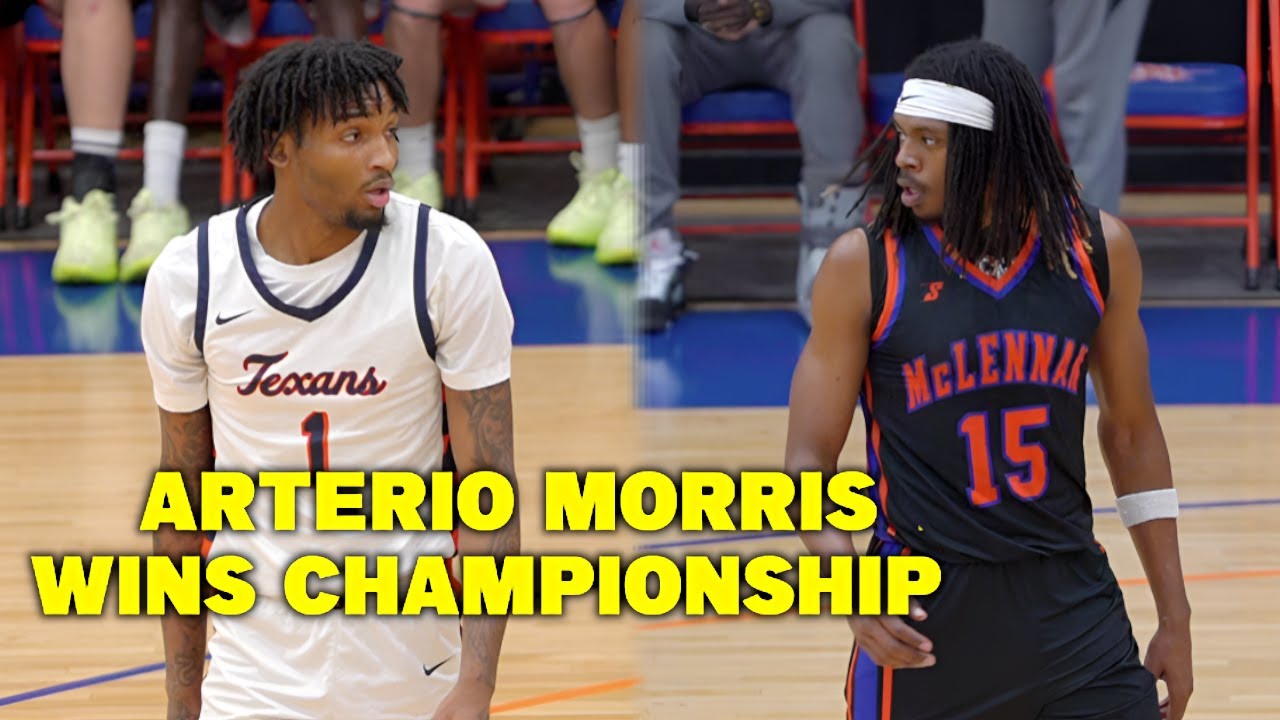 ARTERIO MORRIS WINS JUCO CHAMPIONSHIP!! #6 South Plains vs McLennan 2025