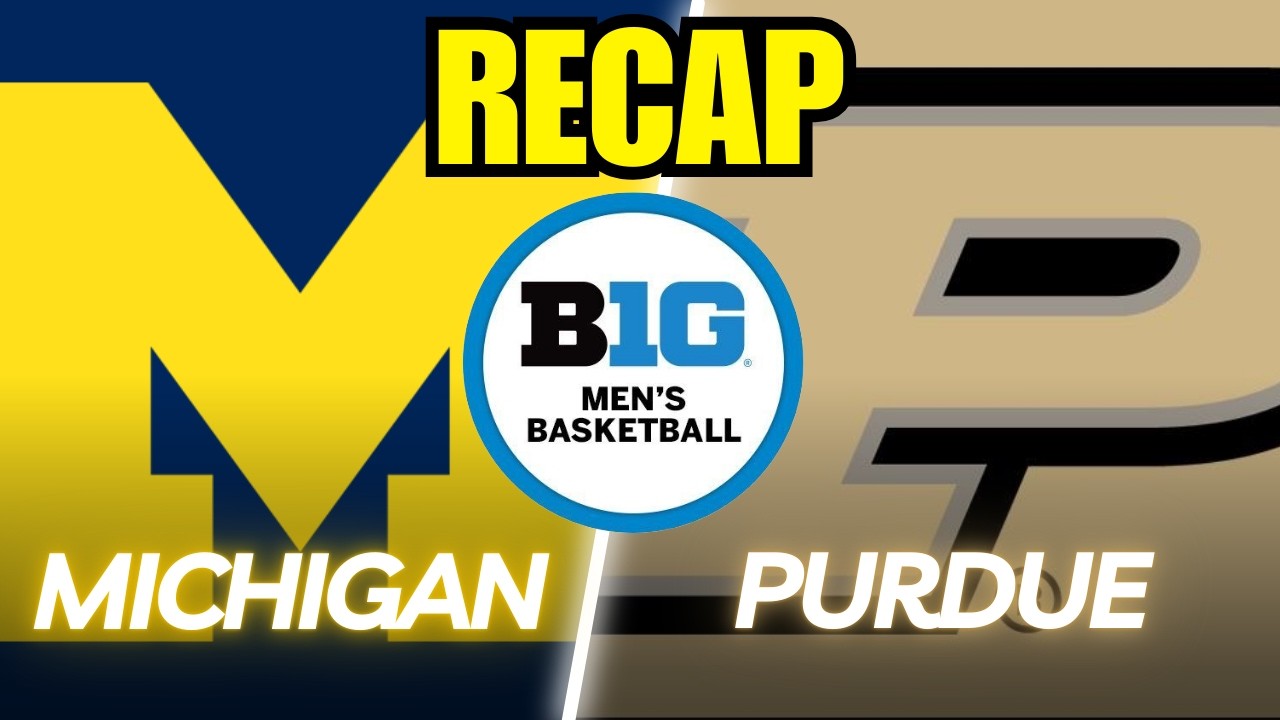 Michigan vs. Purdue Big Ten Championship Full Game Recap!