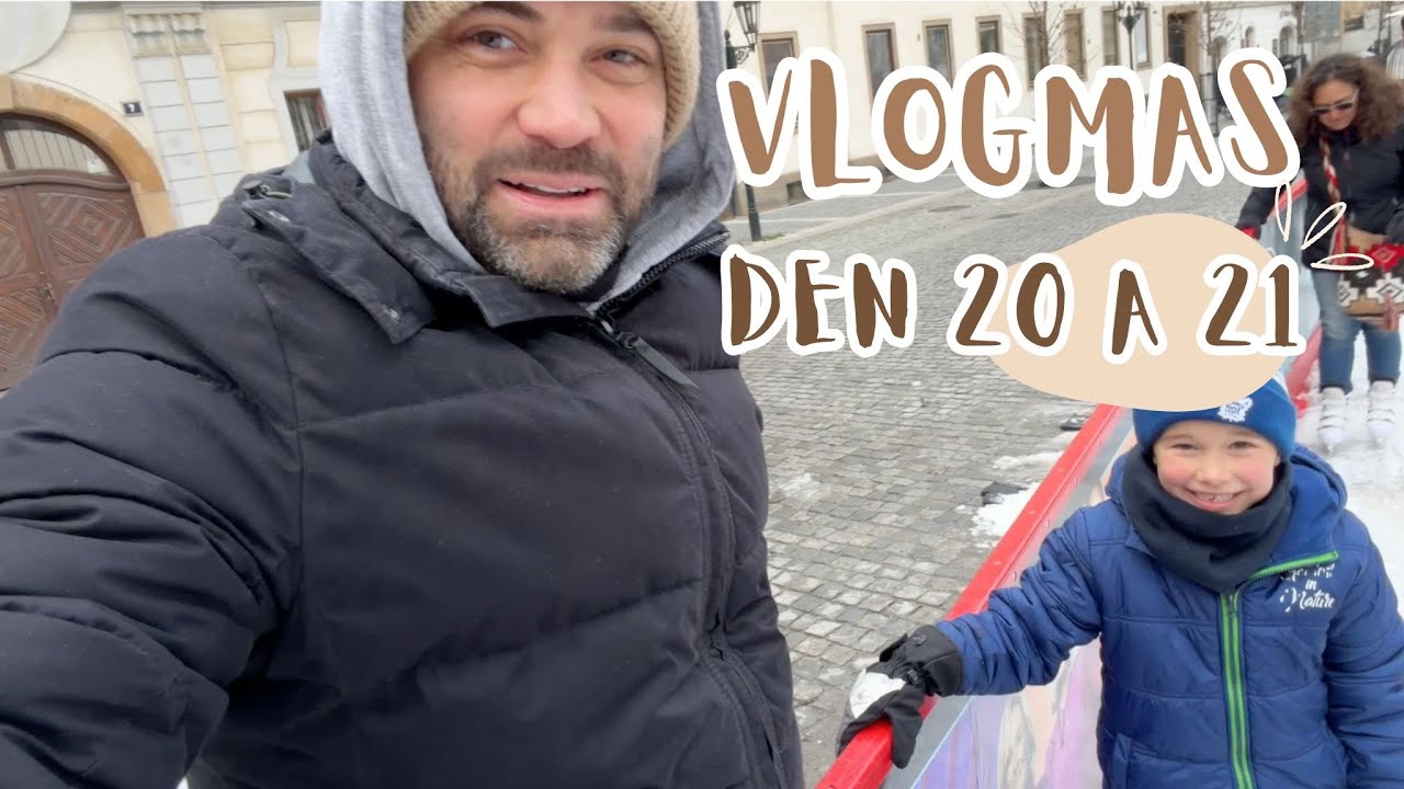 Julinka je nemocná a Filípek bruslí | VLOGMAS Den 20. a 21.