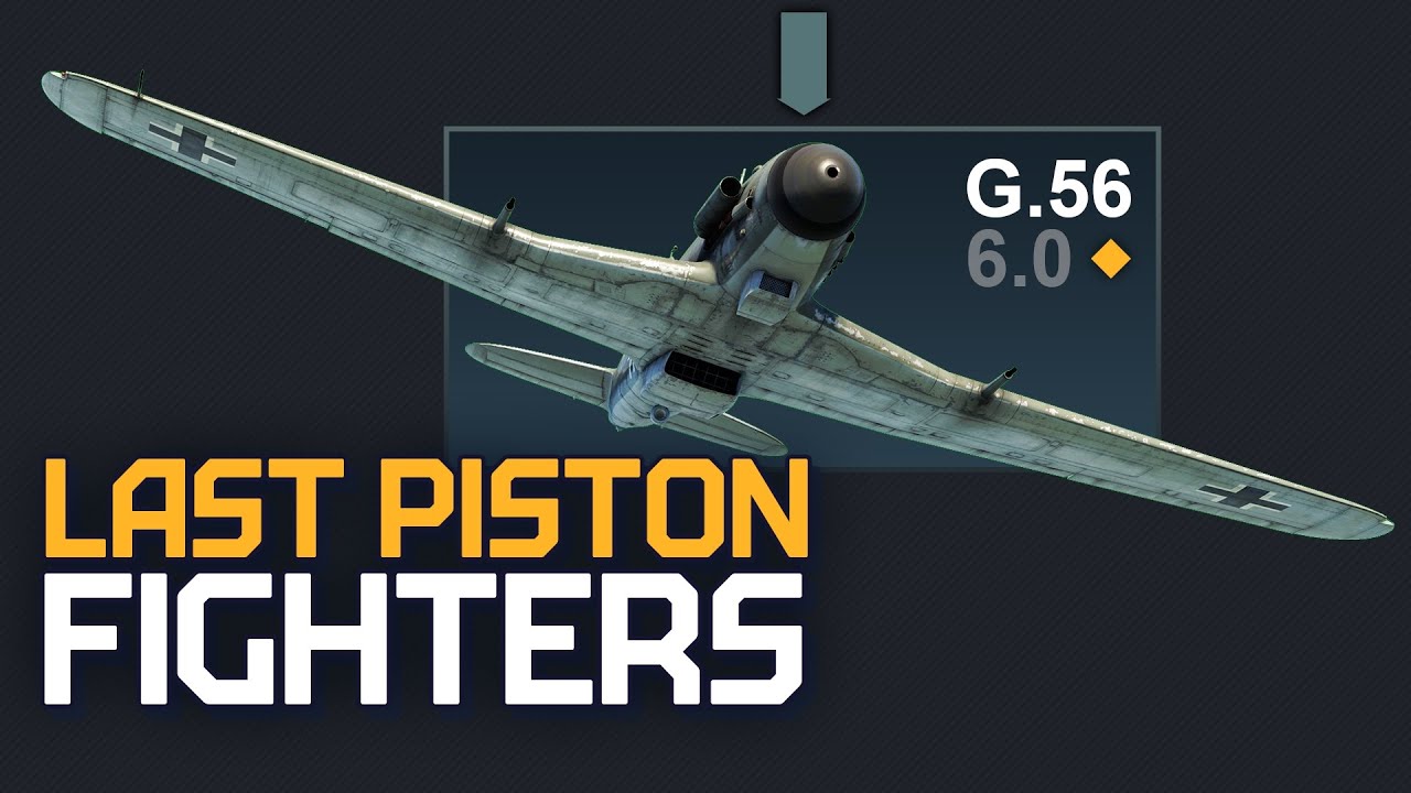 Последние поршневые истребители / War Thunder
