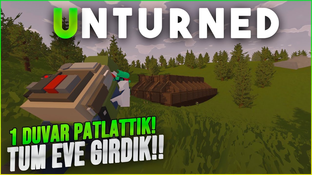 1 DUVAR KIRDIK TÜM EVİ RAİDLEDİK !(RUSYA BASE RAİD) UNTURNED RAİD #161