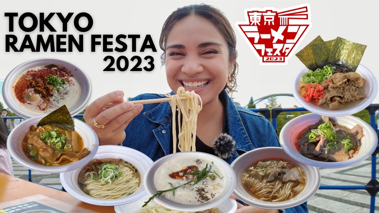 Tokyo Ramen Festa! Japan's biggest ramen festival! You will crave for ramen after watching. Haha
