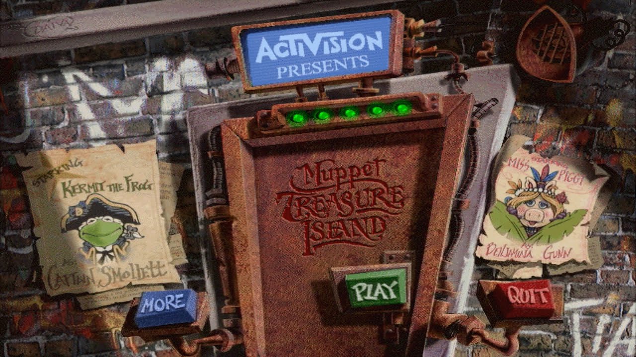 Muppet Treasure Island PC 1996 Playthrough -  We Miss You Tim Curry