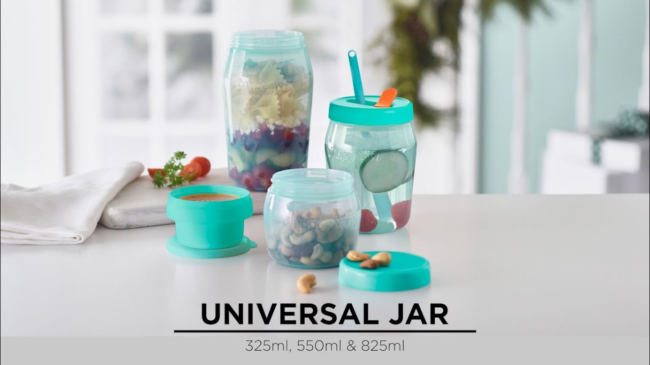 Tupperware® Universal Jars 325 ml 550 ml & 825 ml