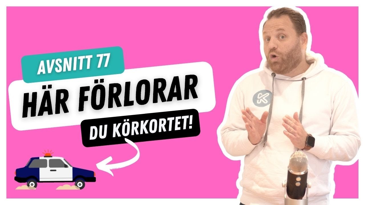 Här förlorar du körkortet! - 10 körkortsfrågor!
