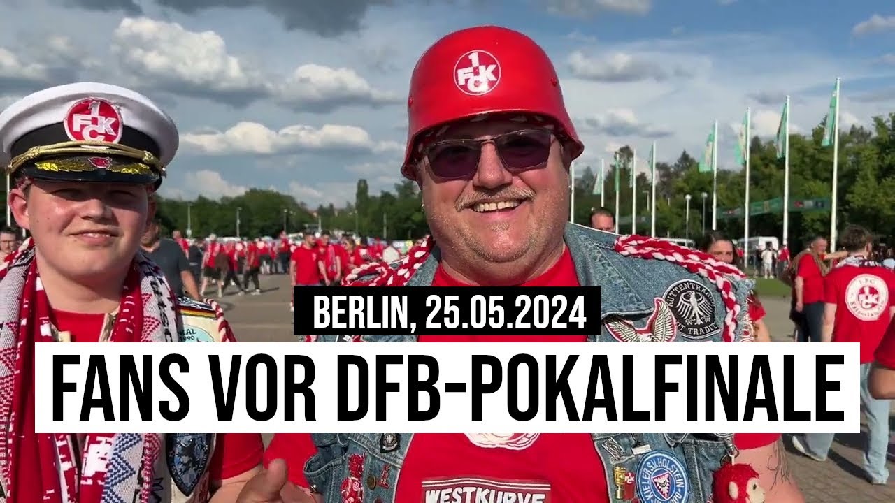 25.05.2024 Berlin Kuttenträger vom 1.FC Kaiserslautern bei DFB-Pokalfinale