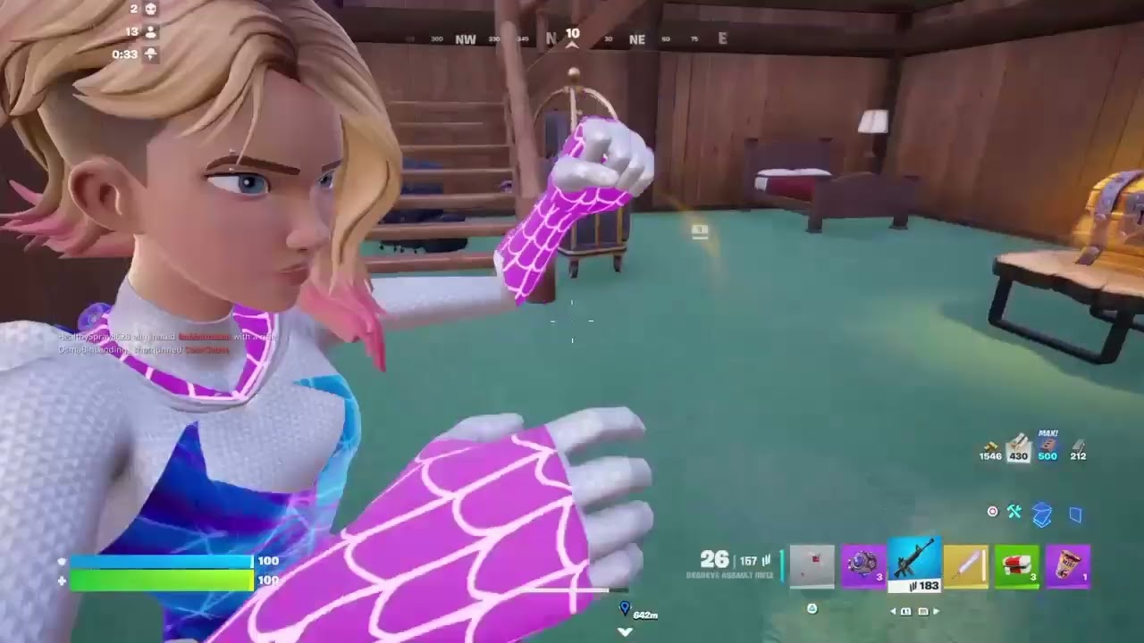 FORTNITE CHAPTER 7 LOVE & LEGENDS: GWEN STACY RUMI'S SWORD SOLO DUB! (FULL GAME)