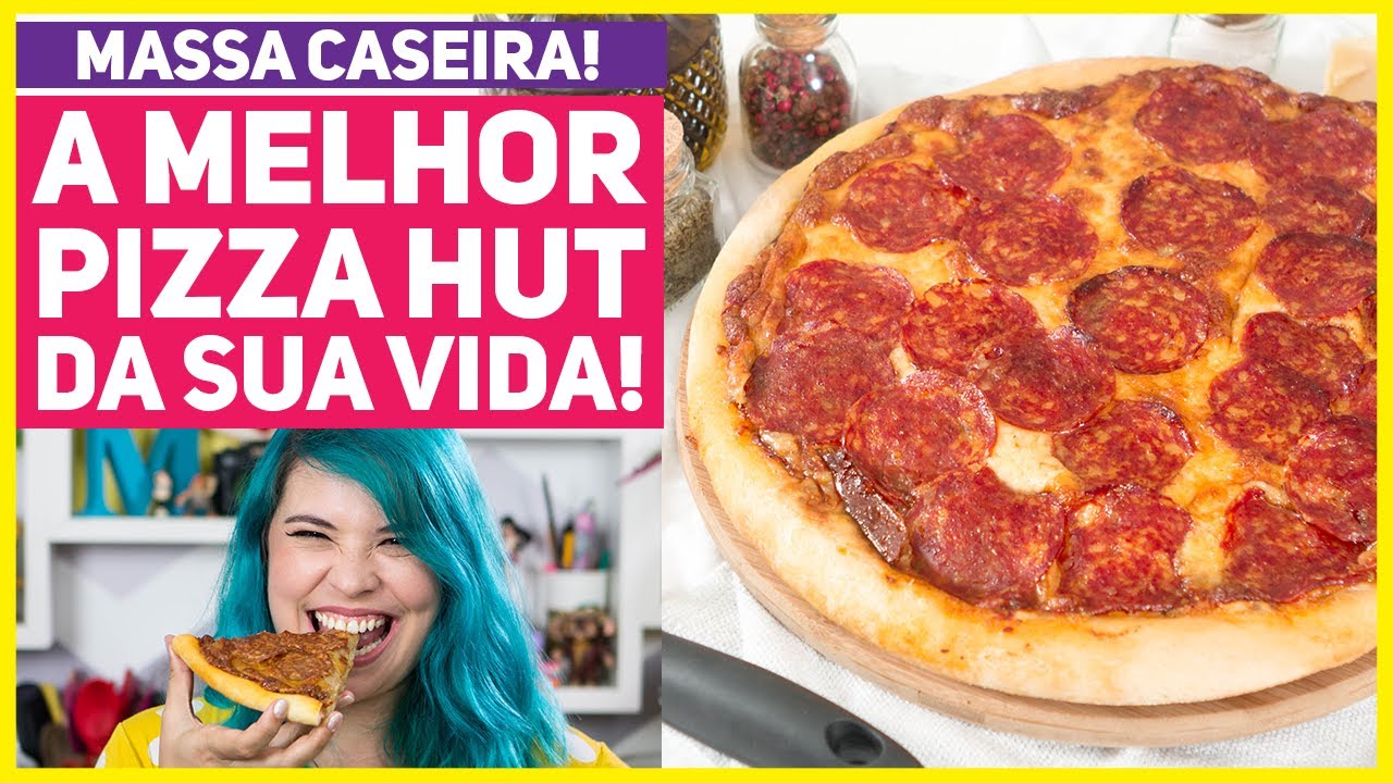 COMO FAZER A PIZZA DO PIZZA HUT! Receita de Pizza Pan Muito fácil de fazer | Receitas de Minuto 518