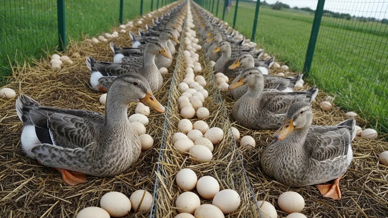 How to raise ducks for eggs and meat for business - Mastering free-range duck farming