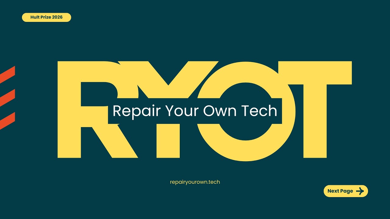 Introducing RYOT - Repair Your Own Tech