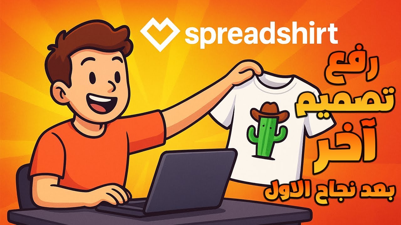 رفع تصميم ثاني على Spreadshirt بعد قبول الأول | الطباعة عند الطلب علي اسبريد شيرت
