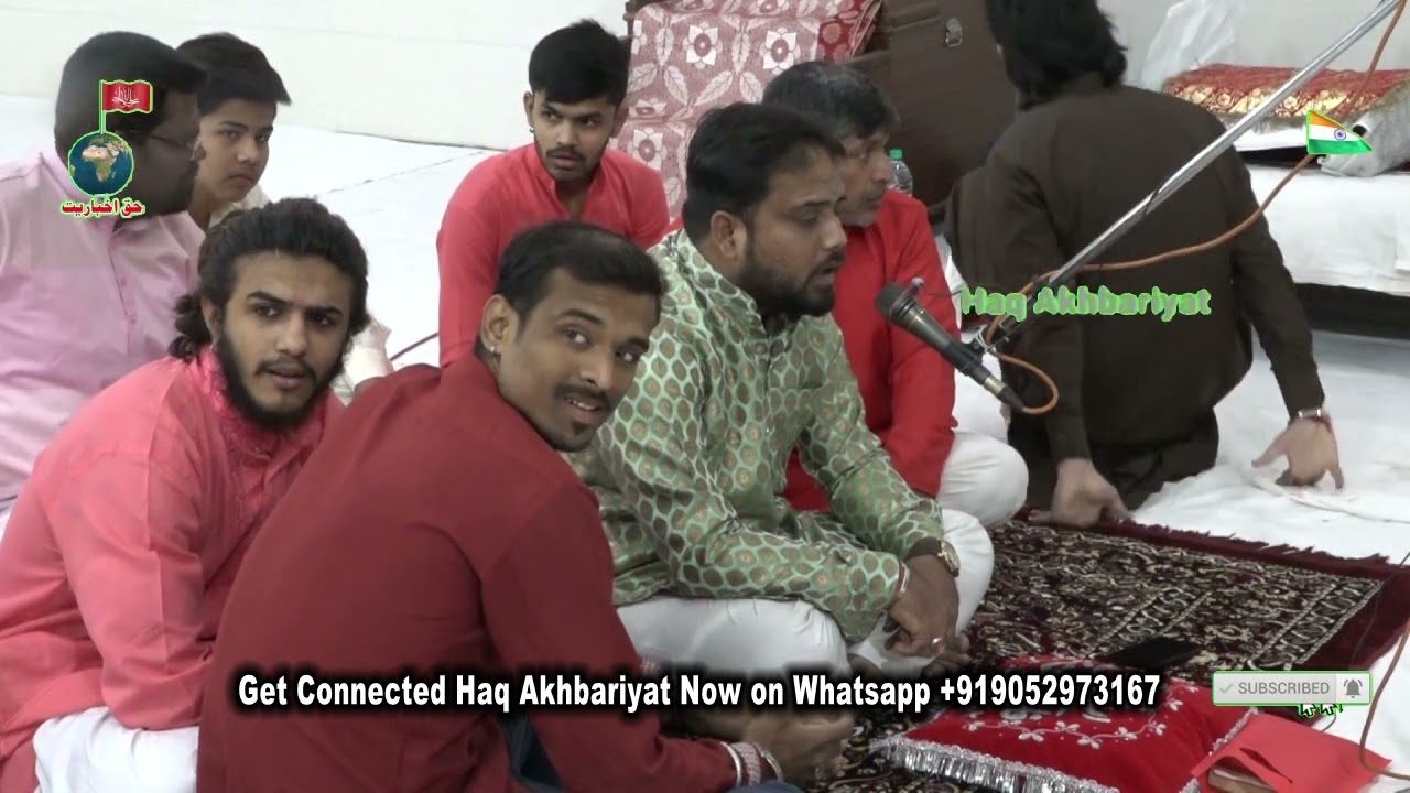Jashn E Zahoor E Shahzadi Fatima Zahra sa  Zakir Sael-E-Babul Yaqeen19 Jamadi us Saani