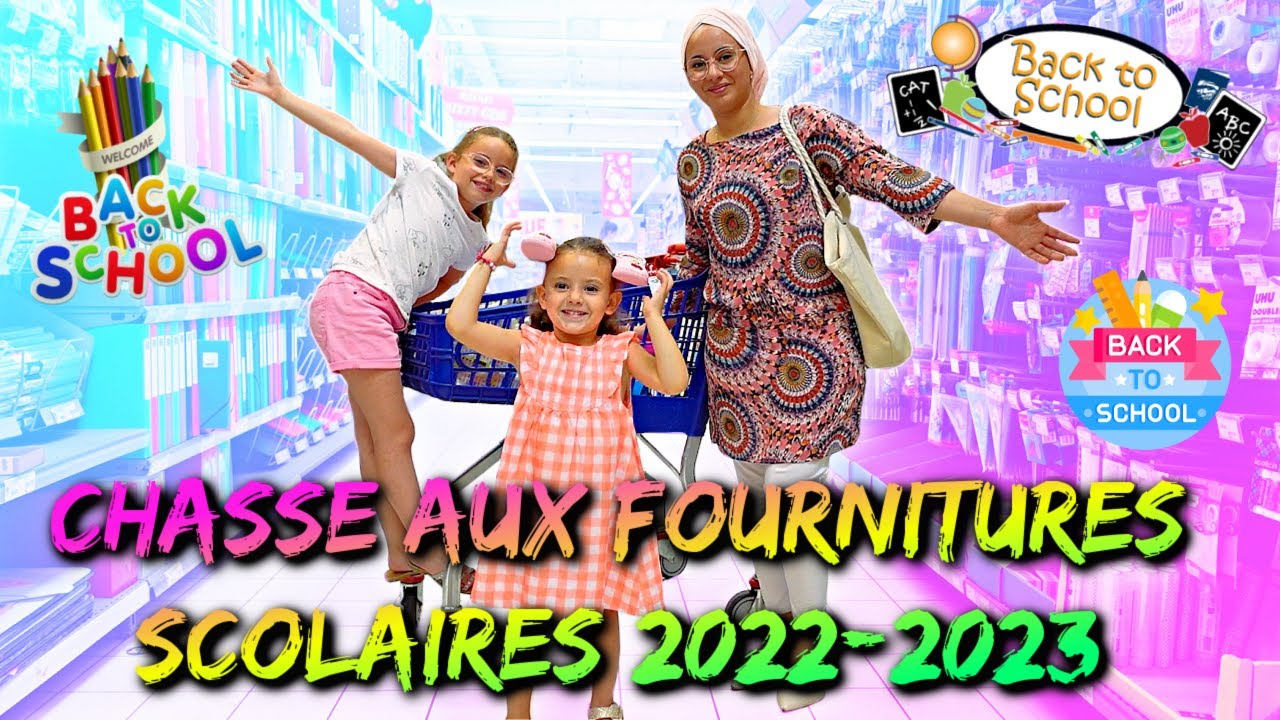MASSILYA - CHASSE aux FOURNITURES scolaires 2022 2023