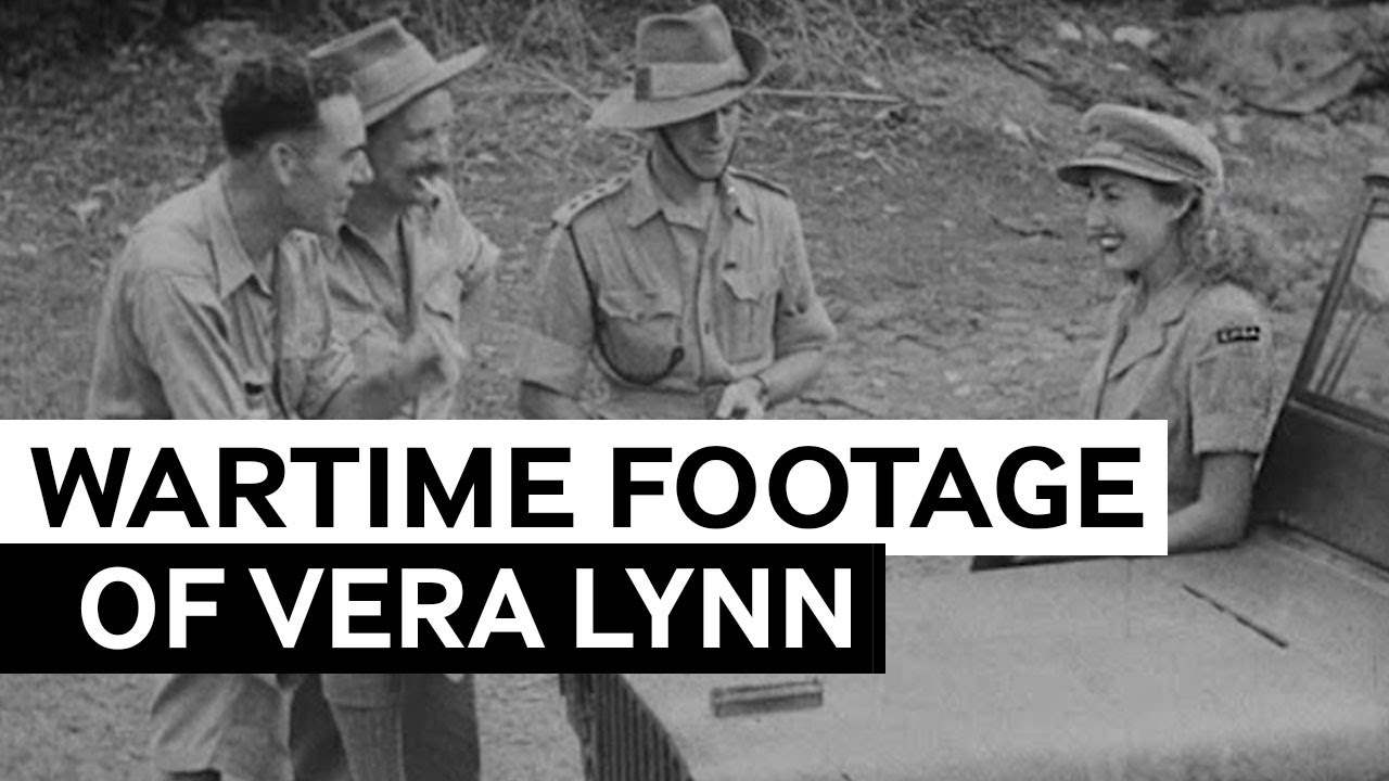 The only known wartime footage of Vera Lynn, 1944 | Archive Film Favourites