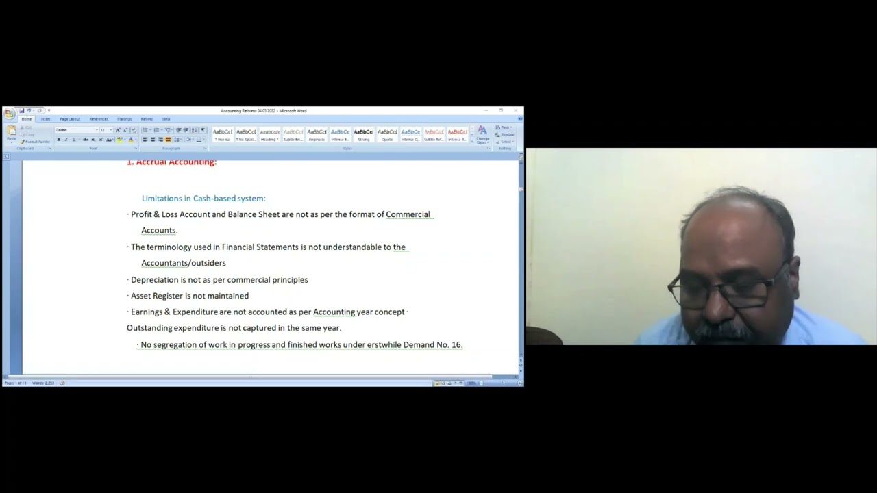 Accounting Reforms in Indian Railways by Shri M Nageswara Rao on 04-03-2022