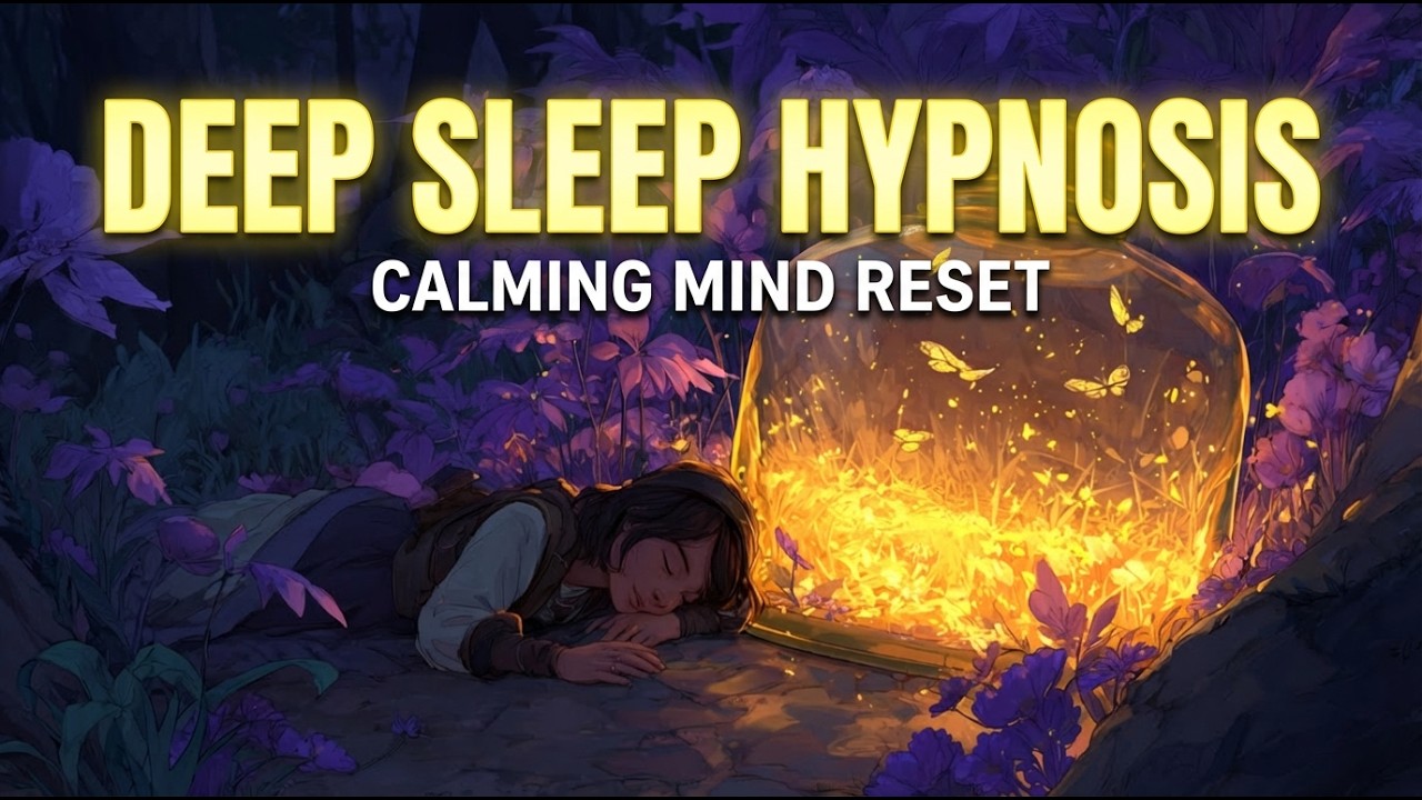 Sleep Hypnosis for Trauma Release (Black Screen) | Gentle Healing and Deep Rest