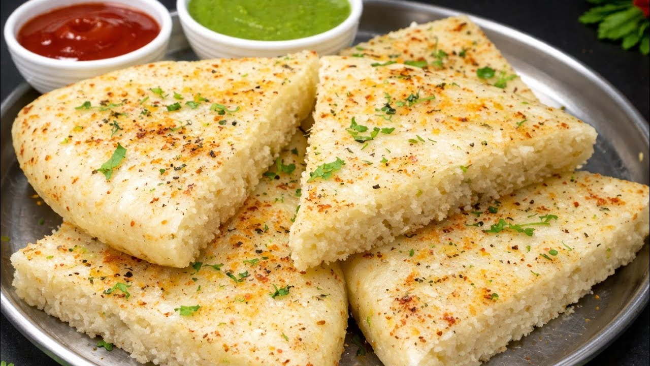 सिर्फ एक कप सूजी से बनाए बहुत ही टेस्टी हेल्दी और स्पंजी नाश्ता । सब तारीफ करेंगे । Crispy snack 😋 