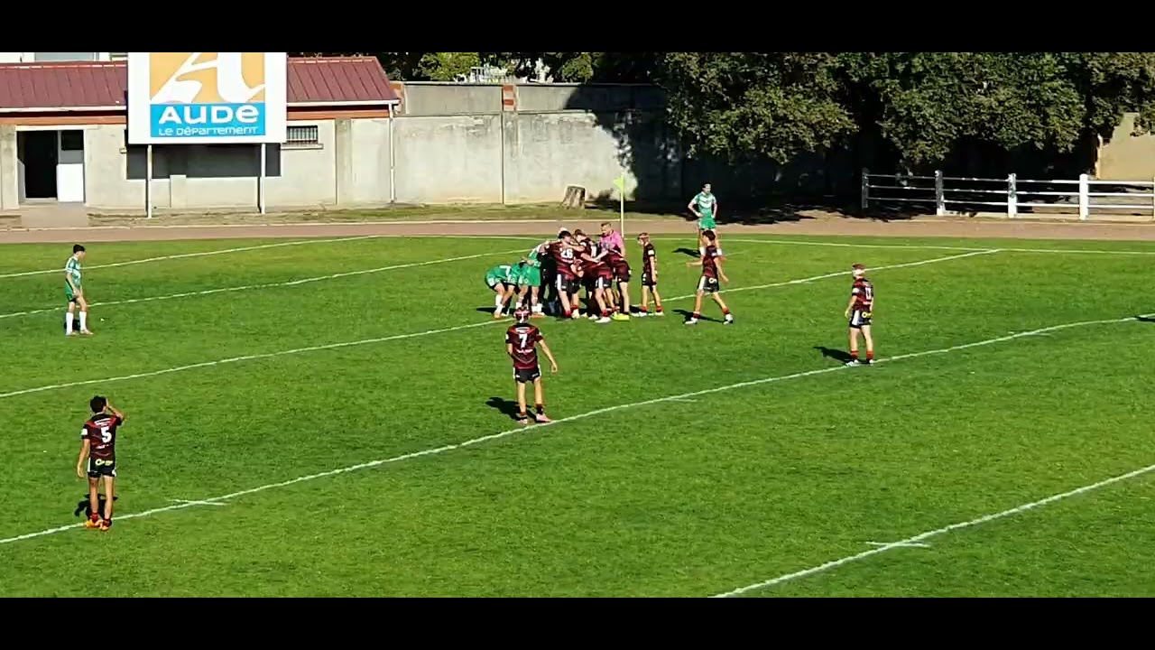 1/4 de Finale U17 coupe de la ligue Limoux-Villeneuve sur Lot 2ieme mi-temps 