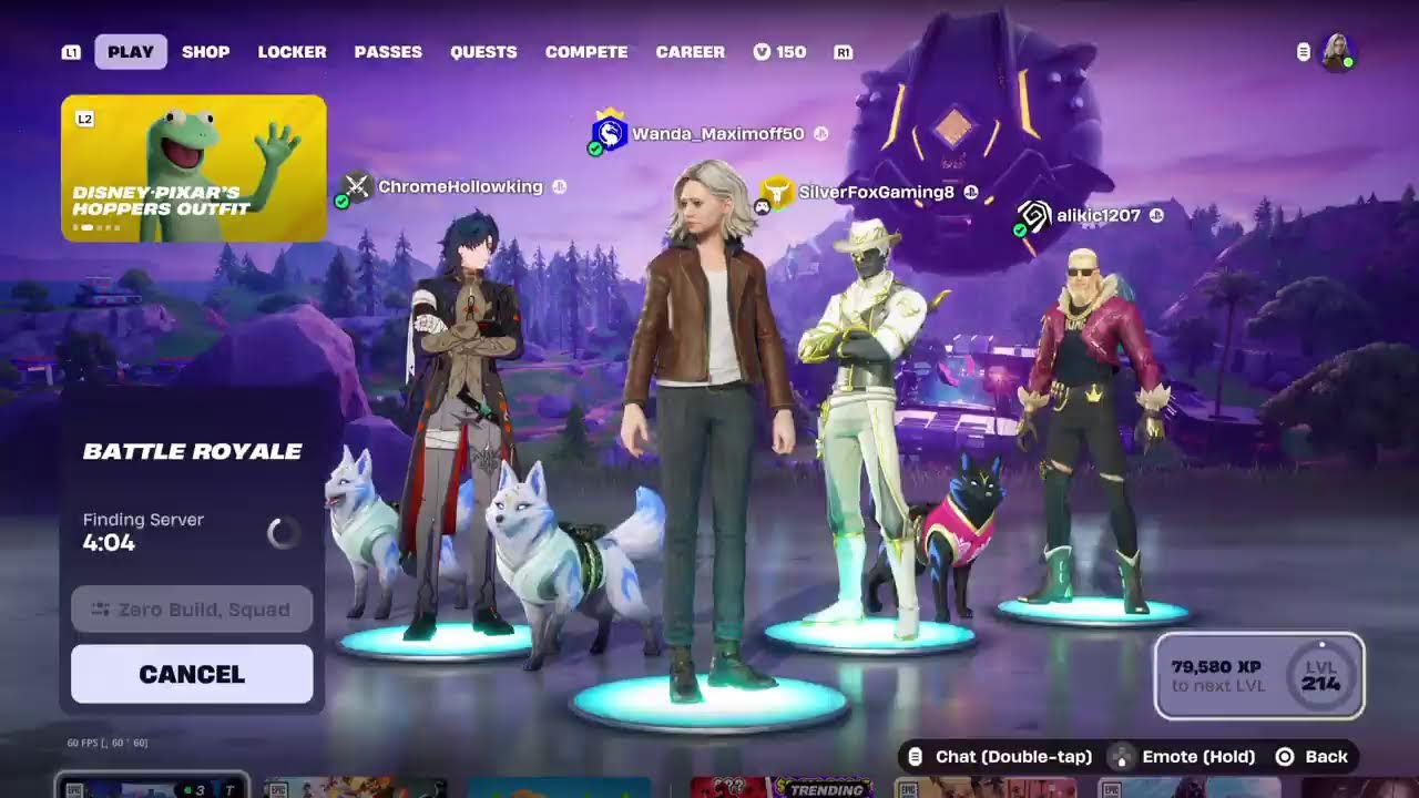 Grace Ashcroft plays Fortnite part 582 with friends