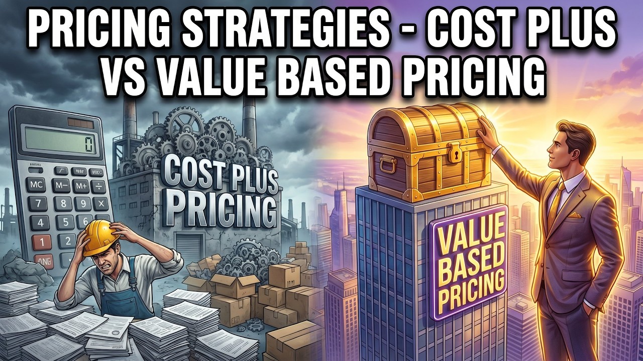 Pricing Strategies - Cost Plus vs Value Based Pricing (9 Minutes)