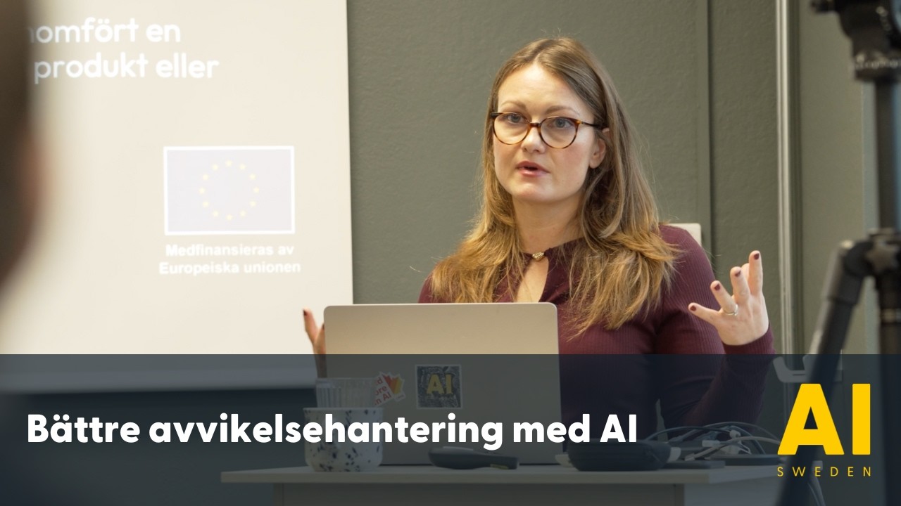 Bättre avvikelsehantering med AI | AI Sweden