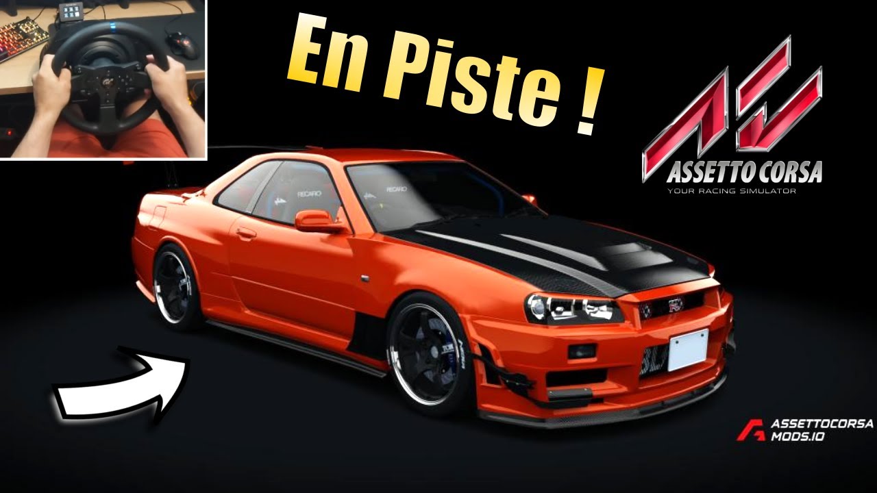 💖 En Piste sur ASSETTO CORSA ! 🤣 Non on va pas à Calais 🤣
