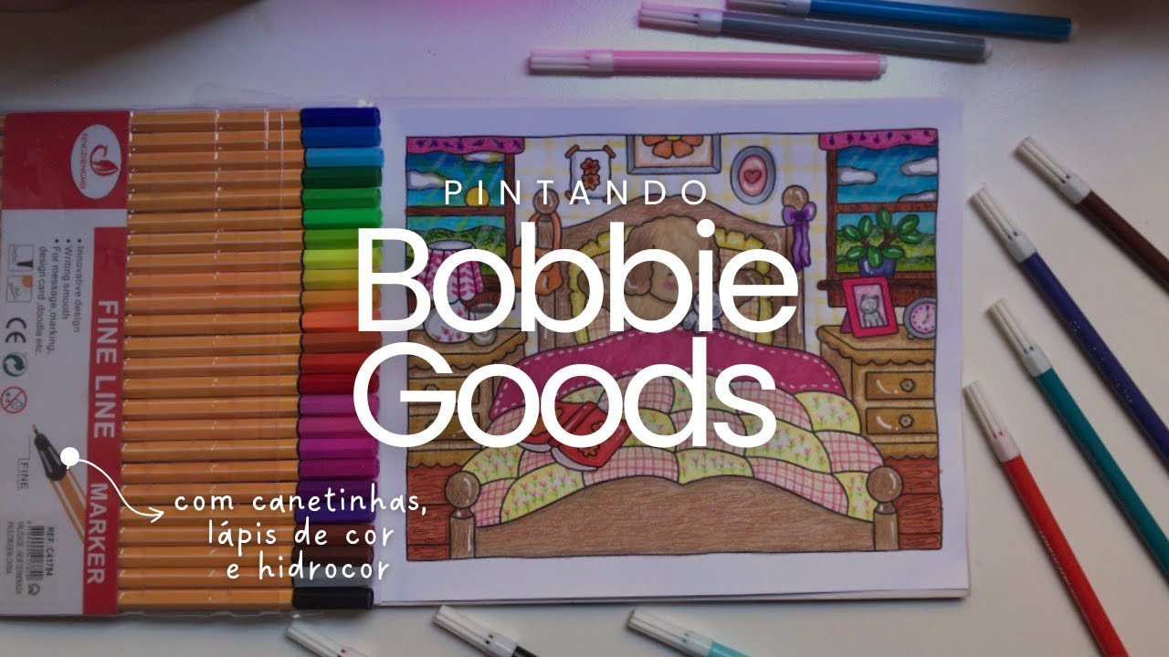 🎨 Pintando Bobbie Goods ✨ Colorindo com canetinhas, lápis e hidrocor! 💛🖍️ Vem se inspirar! 🌈
