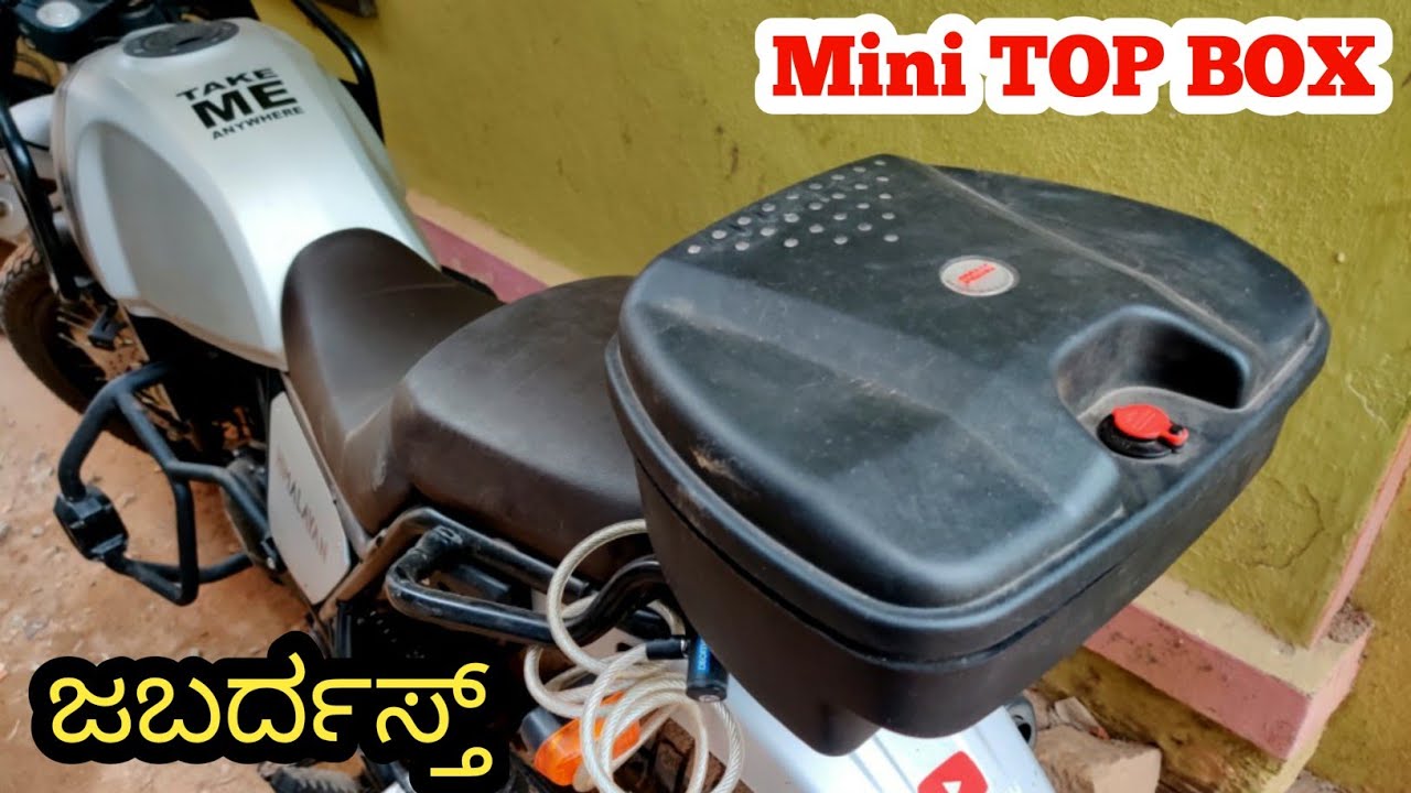 Studds vault box installation and review | Mini top box for Himalayan BS6 2021