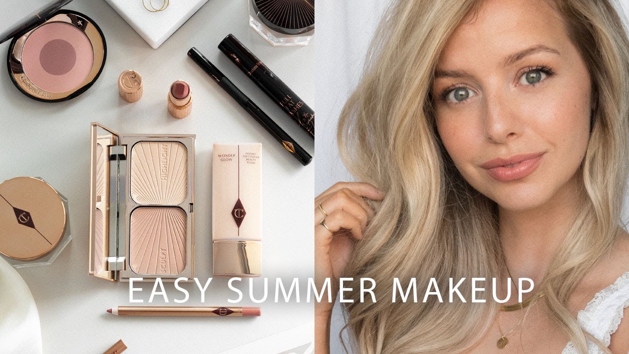 GLOWY SUMMER MAKEUP TUTORIAL ✨ Natural, Bronzy, Easy