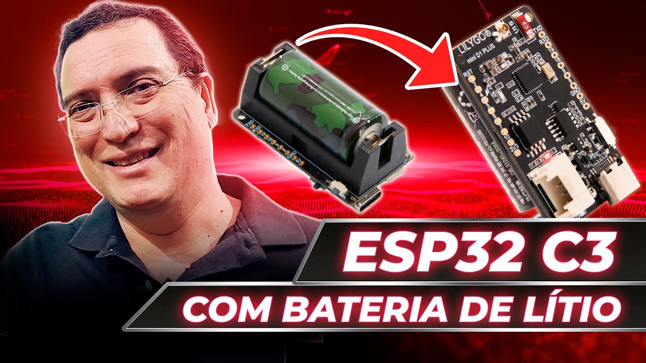 ESP32 C3 com Bateria de Lítio