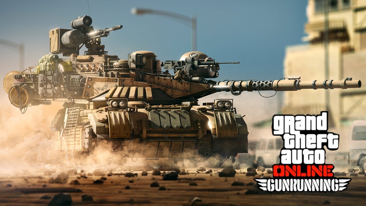 GTA V Online : GunRunning | GUERRA DE TANQUES NO MEIO DA CIDADE