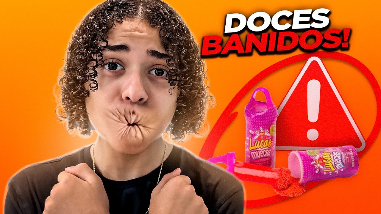 EXPERIMENTANDO DOCES BANIDOS DA INFÂNCIA MAIS PERIGOSOS ⚠️⚠️⚠️