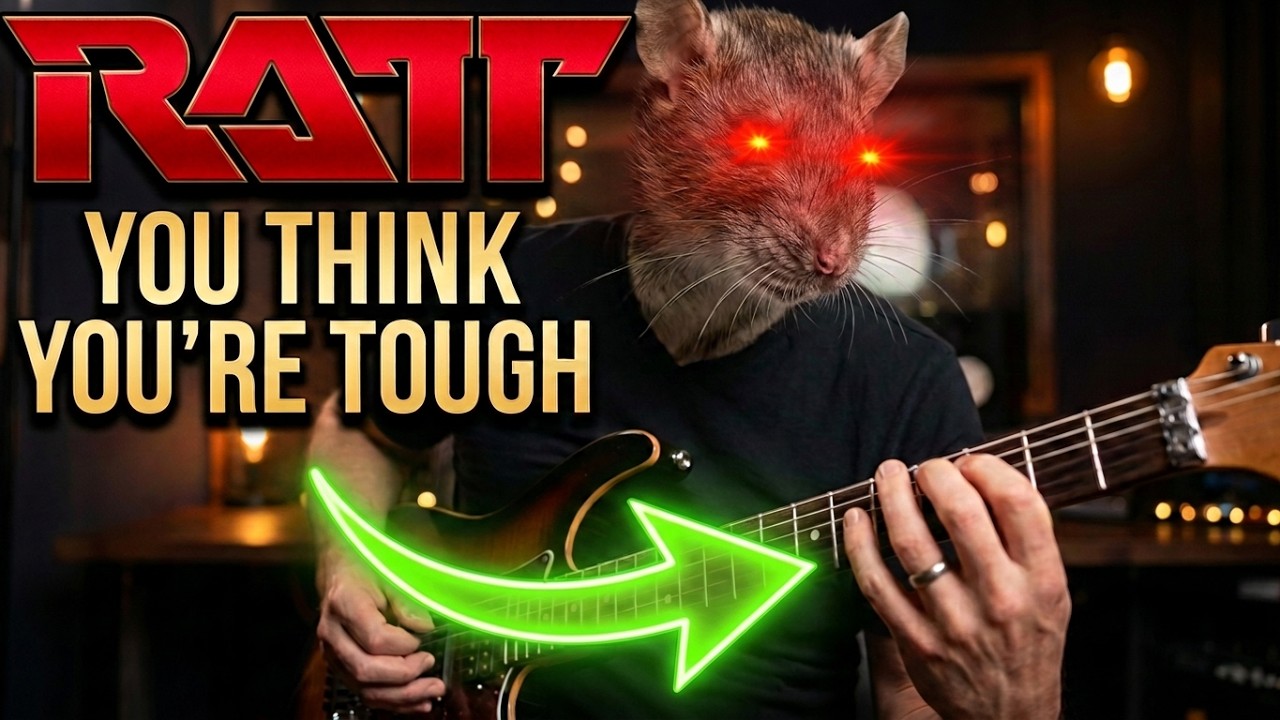 RATT - You Think You're Tough - Guitar Lesson by Mike Gross - How to play - Tutorial