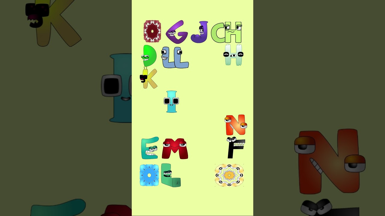 ABC Lore Kaleidoscope Style. Spanish Alphabet song #abclore #abcdefghijklmnopqrstuvwxyz #alphabet
