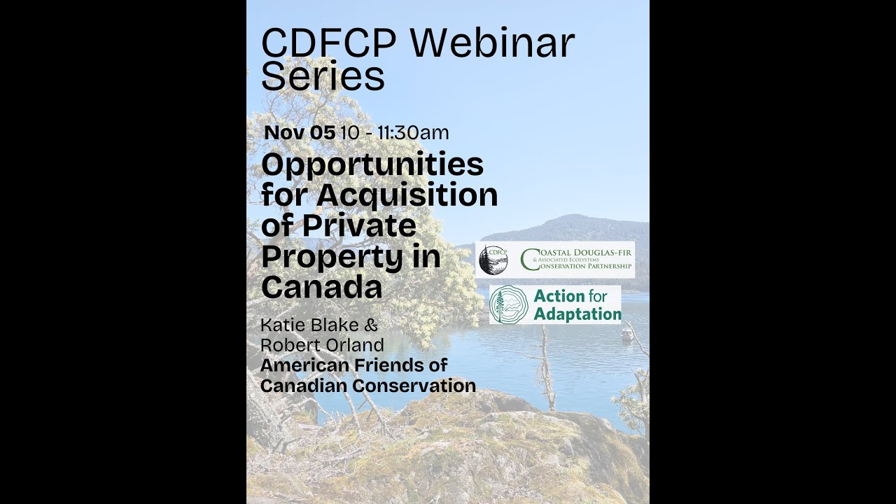 Opportunities for Outreach to US-based private owners of Canadian Property in the Salish Sea