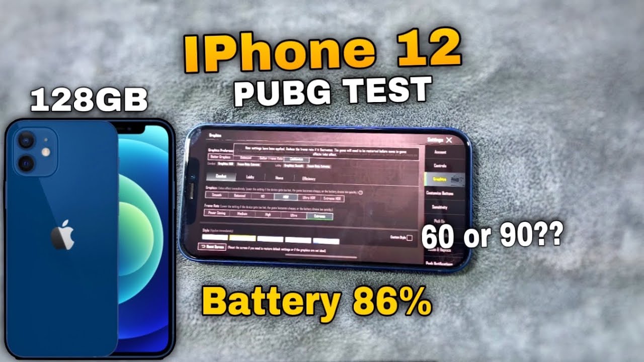 IPhone 12 Pubg Test 2025 !!🔥🥵| IPhone 12 Pubg Gameplay Test | IPhone 12 Pubg Fps Gyro & Battery Test