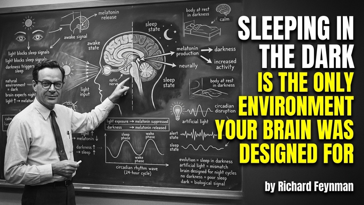 Richard Feynman: Sleeping in the Dark Is the Only Environment Your Brain Was Designed For