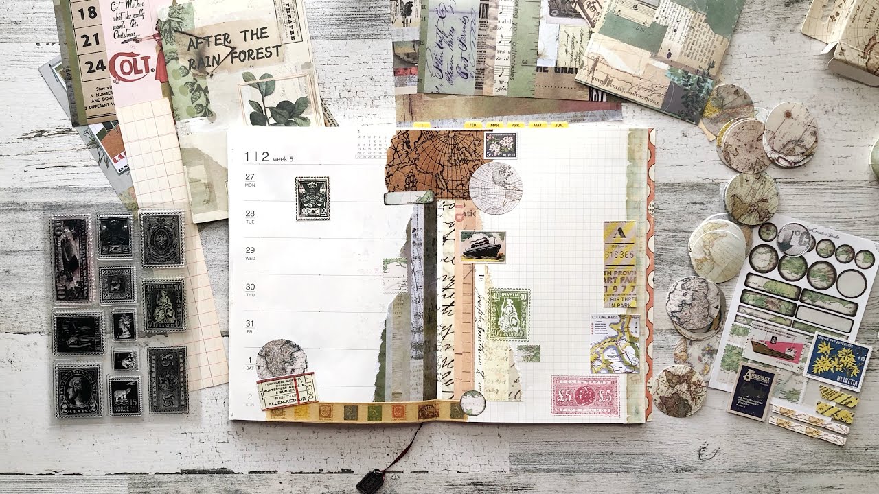 Vintage Stationery Kit - Your Creative Studio Unboxing & Journal With Me | February 2020