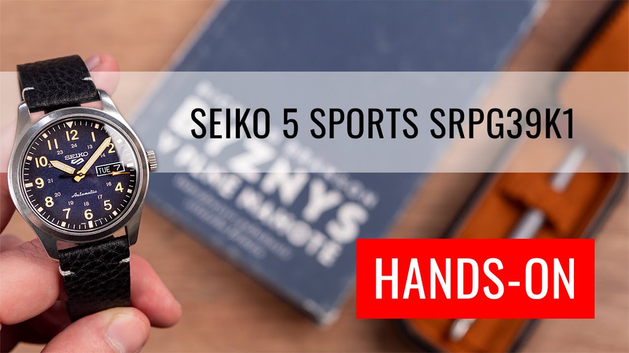 HANDS-ON: Seiko 5 Sports Automatic SRPG39K1 