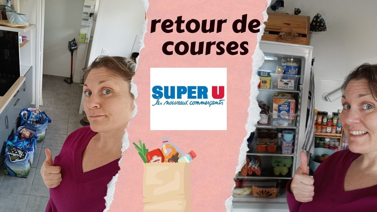 Retour de courses : SUPER U