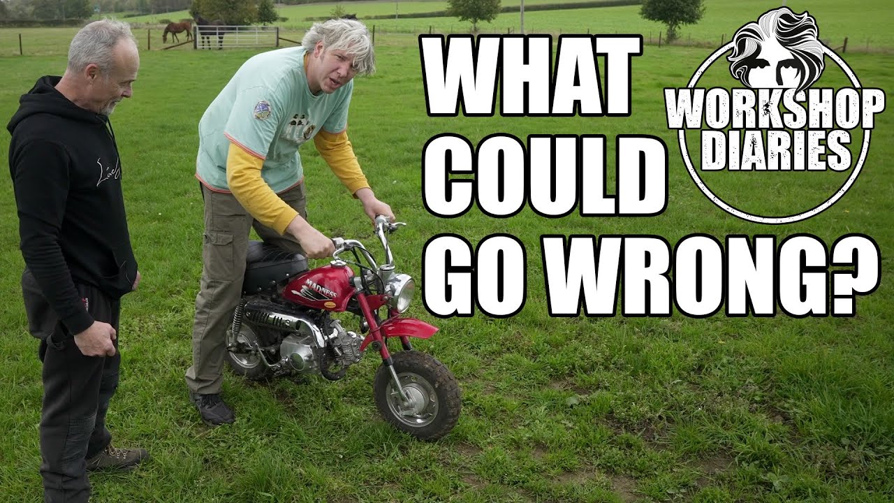 Проблемы начались, когда мы запустили Monkey Bike ... Edd China's Workshop Diaries, эпизод 33