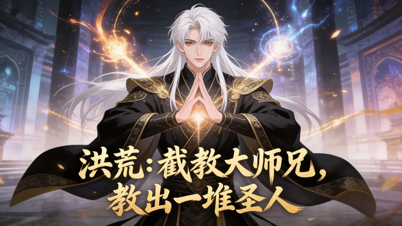 【FULL】《洪荒：截教大师兄教出一堆圣人》穿越截教大师兄，只会特效不会修炼！随口唱歌，竟把全教弟子都唱成圣了！#原创动画 #漫画 #中文全集