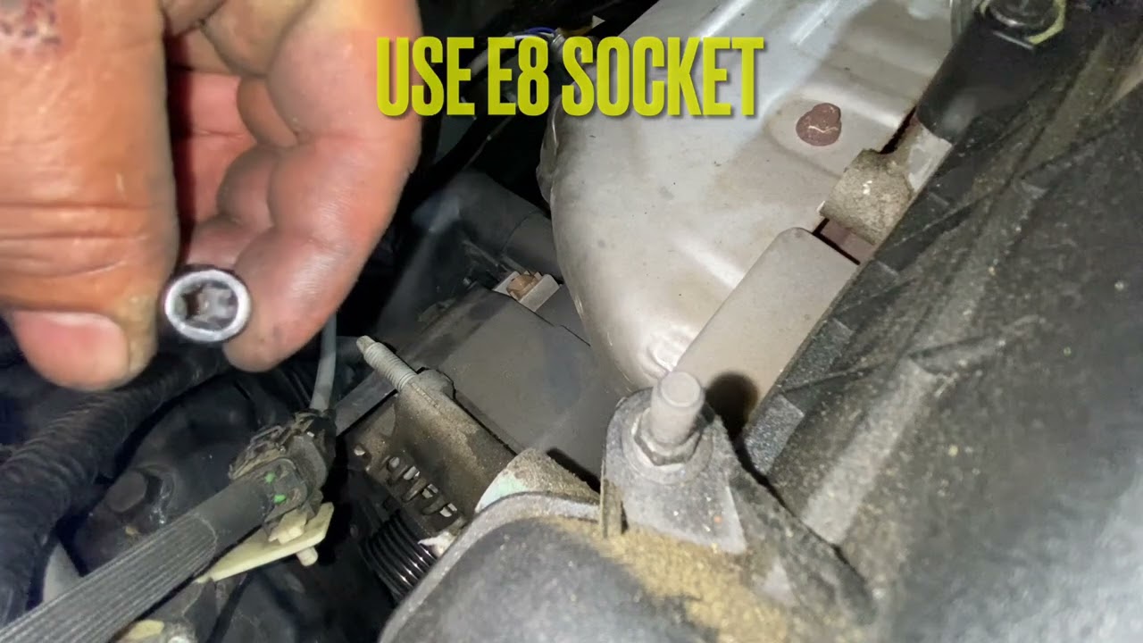 171.- 2009- 2010 FORD ESCAPE 2.5L  ALTERNATOR REPLACEMENT   with Mitsubishi Style Alternator DIY