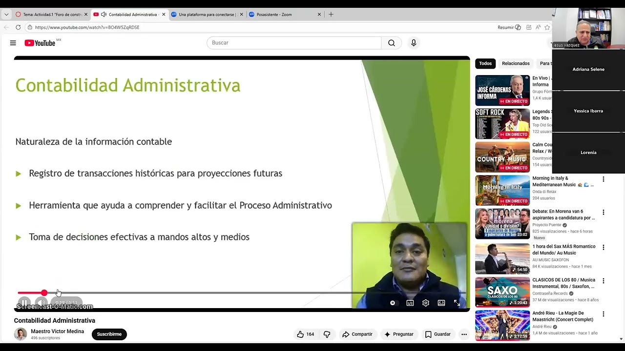 1er clase de Contabilidad Administrativa