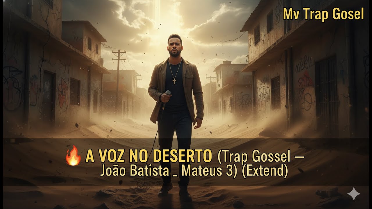 🔥 A VOZ NO DESERTO | Trap Gospel — João Batista ( Mateus 3 ) #trapgospel #gospeltrap
