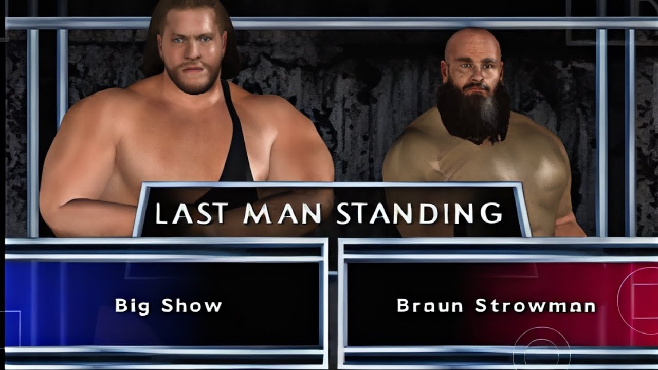 Giant Big show vs Monster Braun Strowman Lastman Standing MATCH wwe SmackDown Here Comes the pain